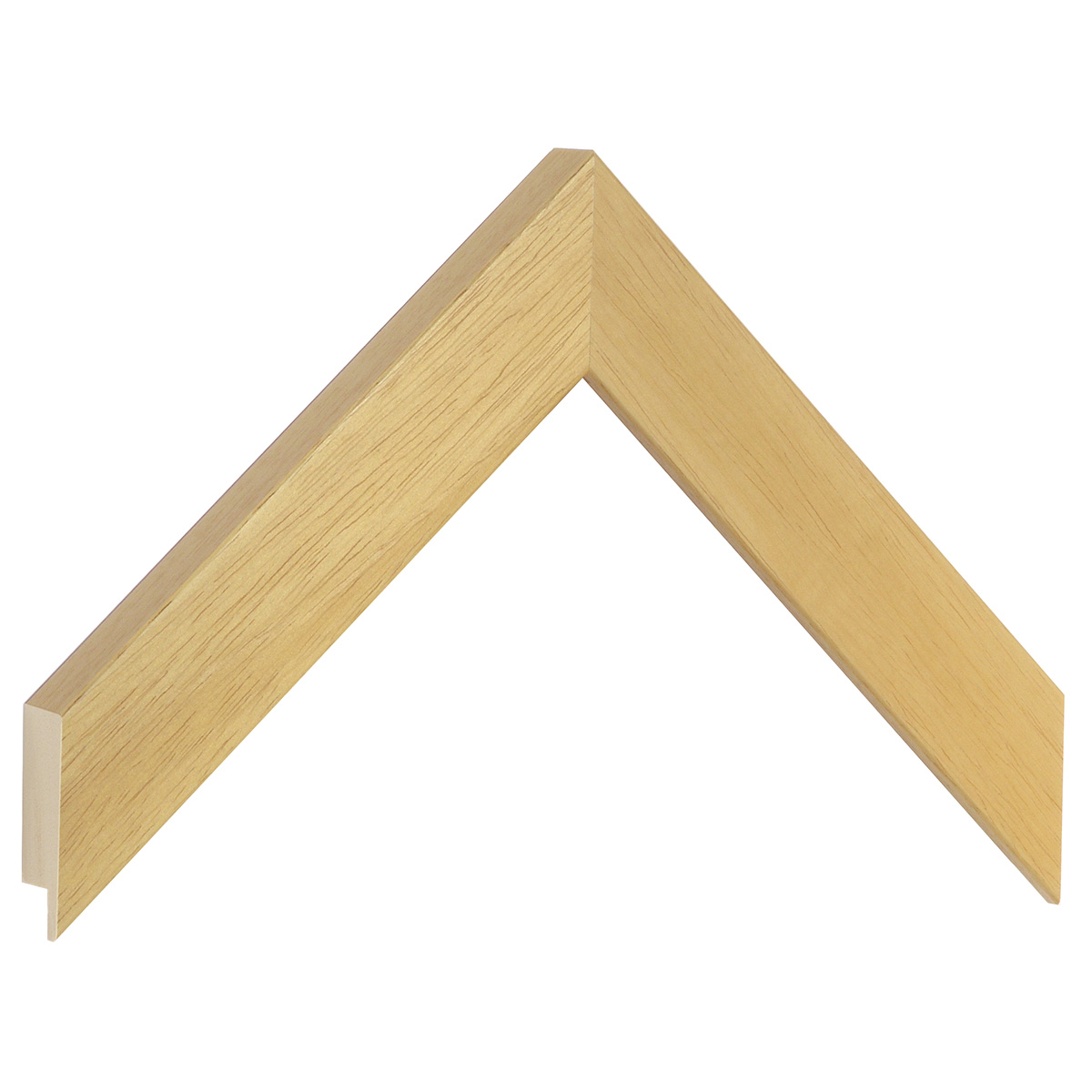 Moulding ayous, width 30mm height 20 - natural timber - Sample