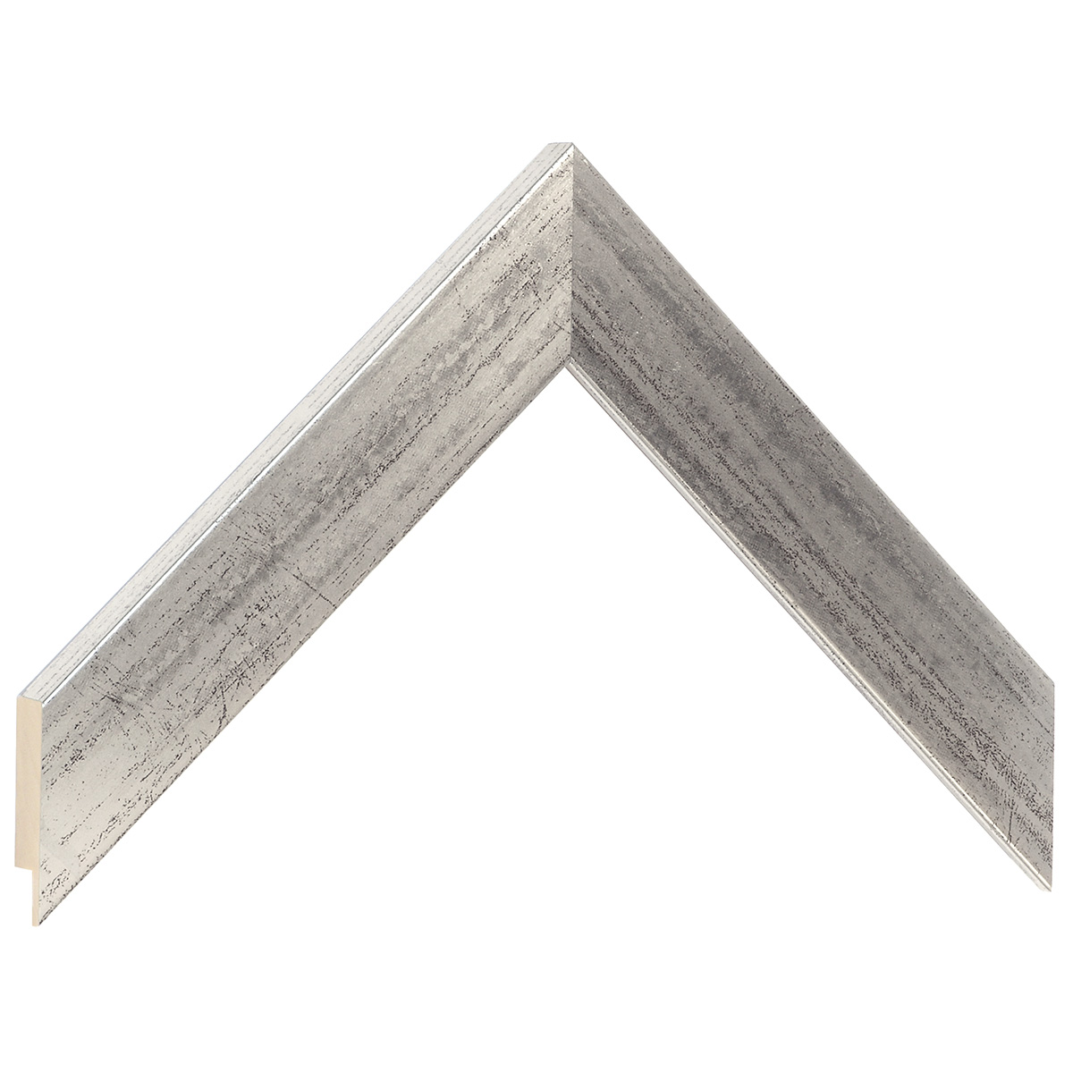 Moulding ayous, width 30mm height 14 - distressed silver - Sample