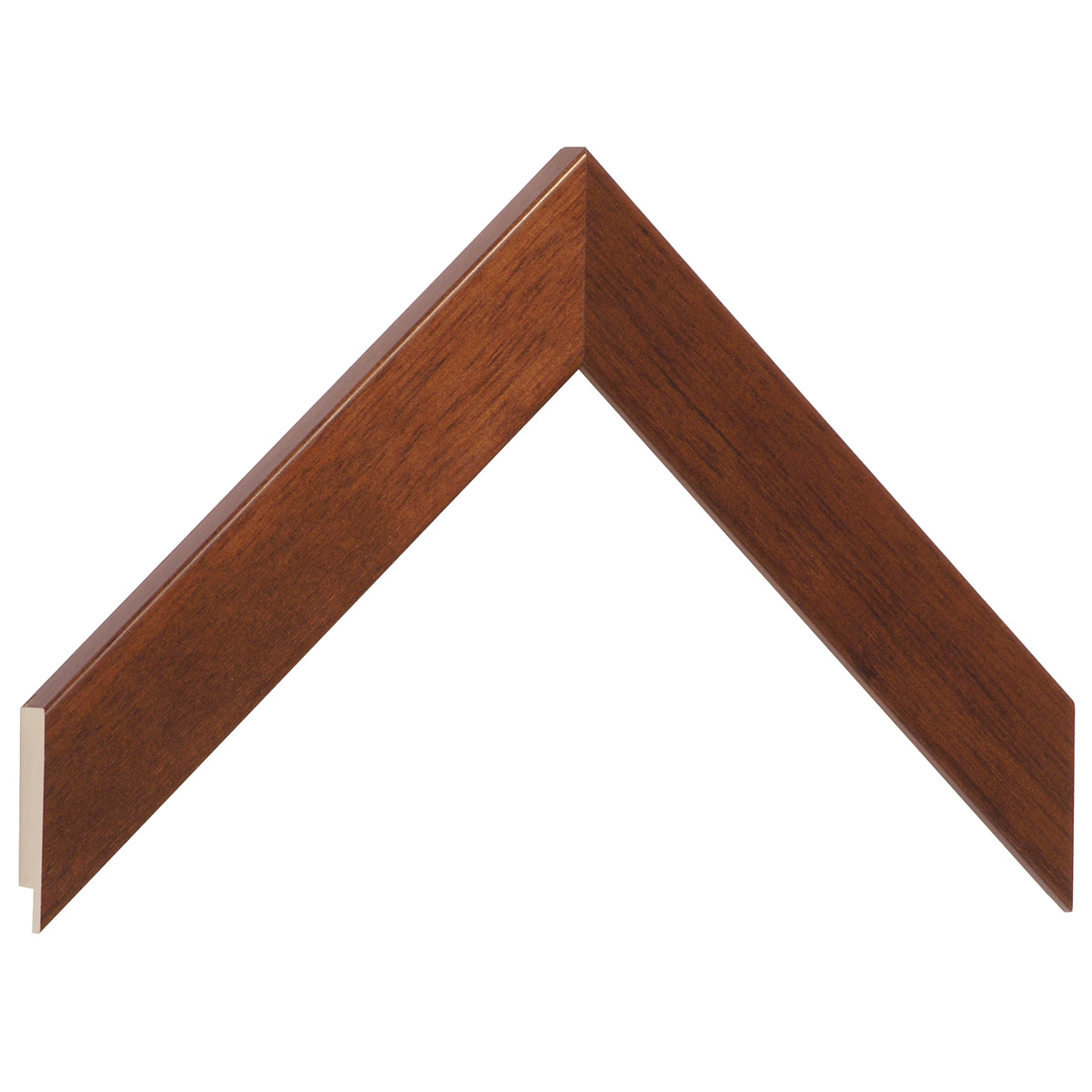 Moulding ayous, width 30mm height 14 - mahogany - Sample