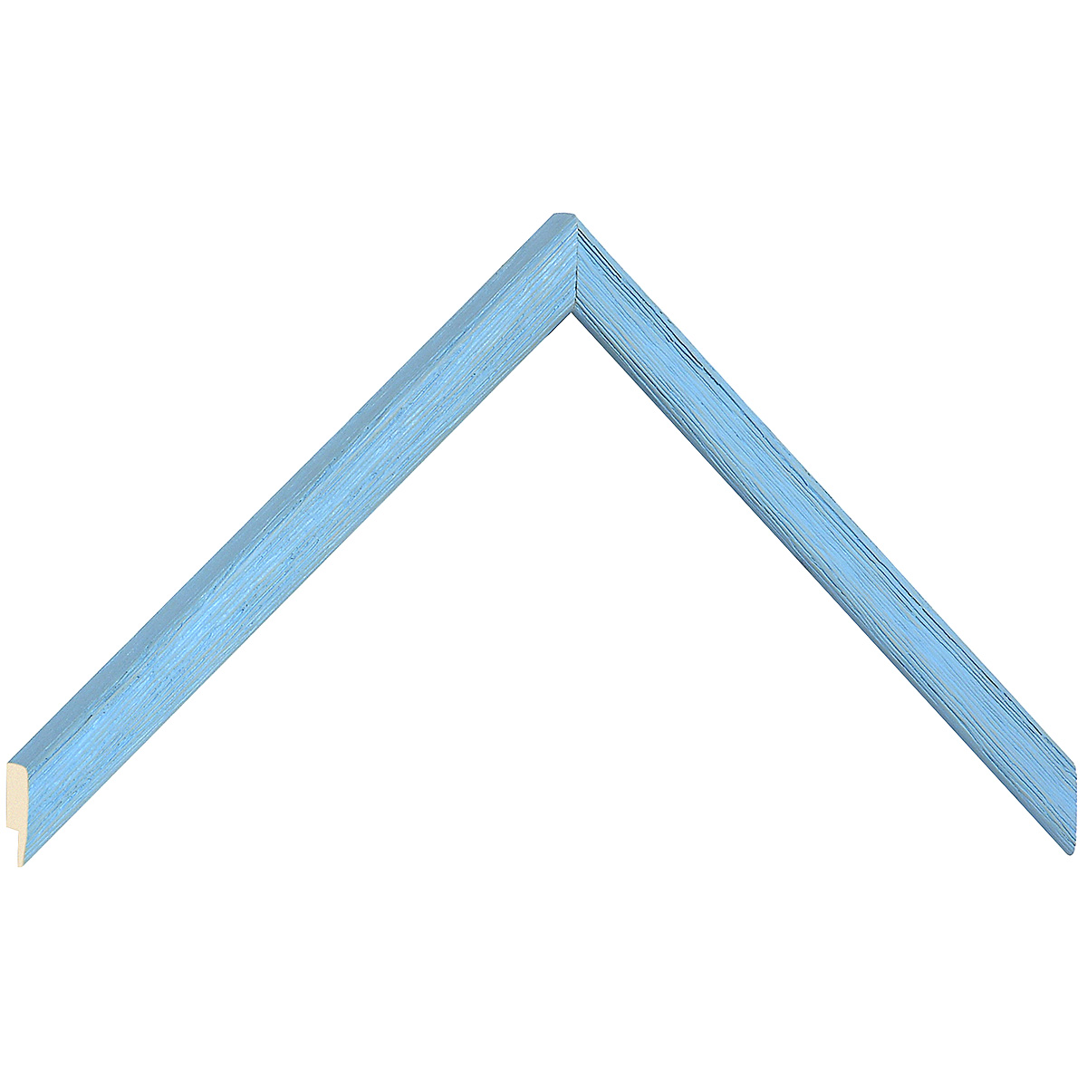 Moulding ayous, width 13mm, height 13 - Light Blue - Sample
