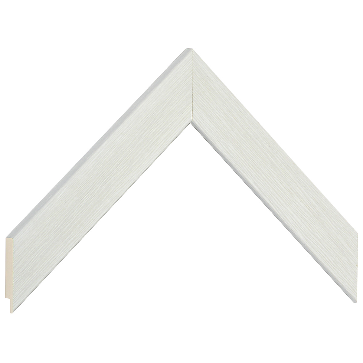 Moulding ayous, width 30mm height 14 - white, open grain - Sample