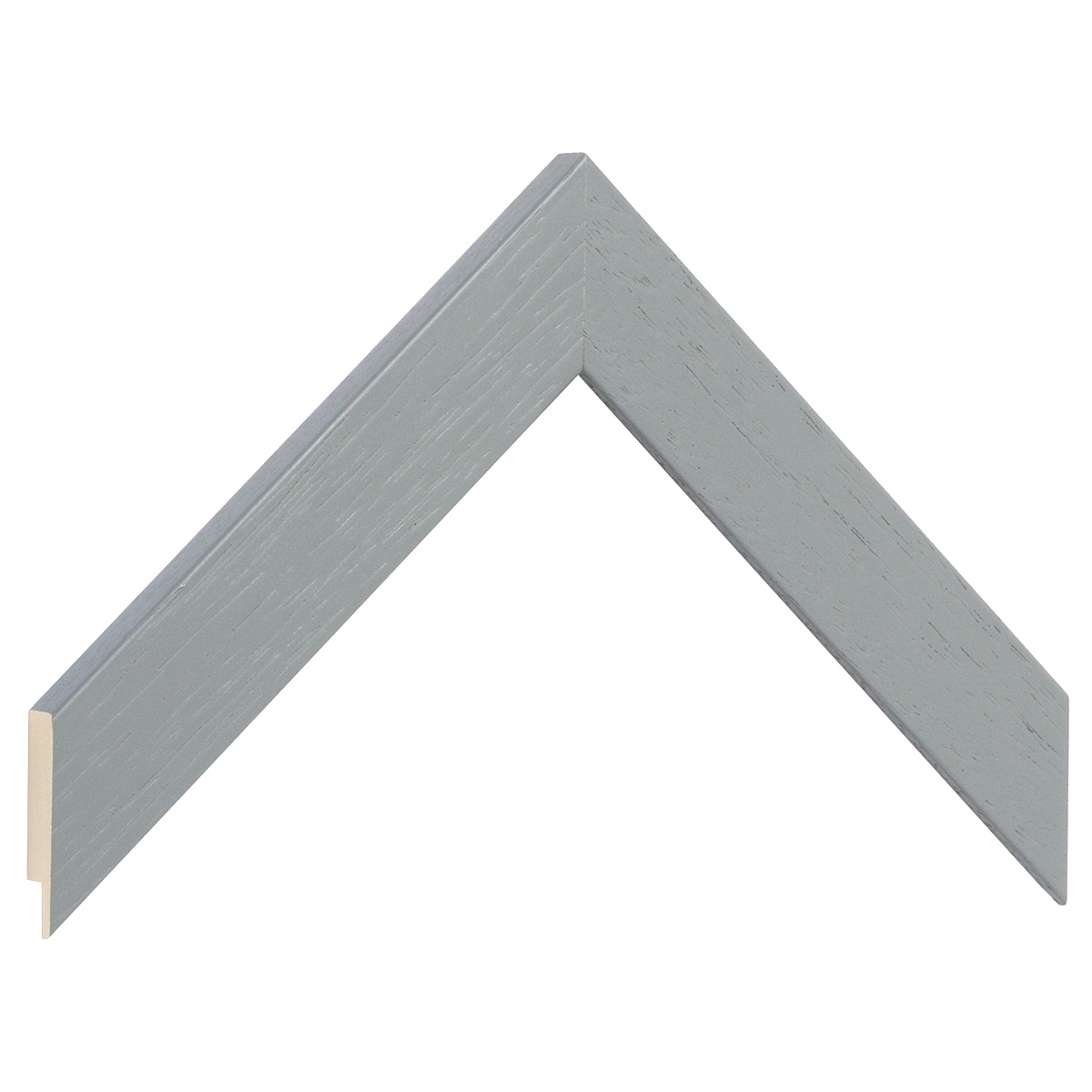 Moulding ayous, width 30mm height 14 - smoke gray, open grain - Sample