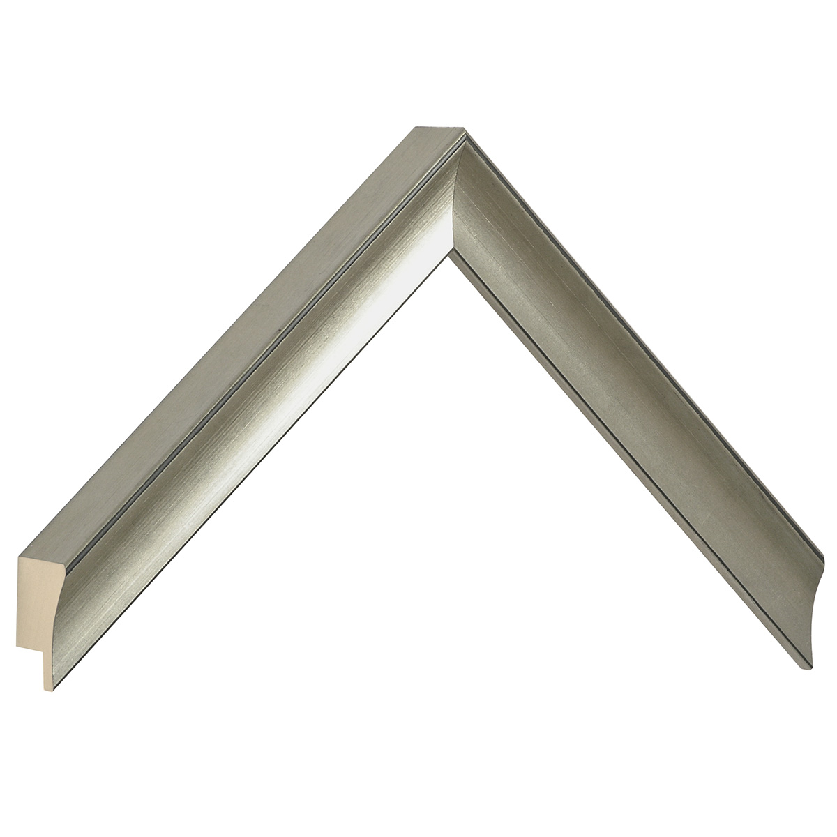 Moulding ayous Width 22mm Height 28 - Silver - Sample