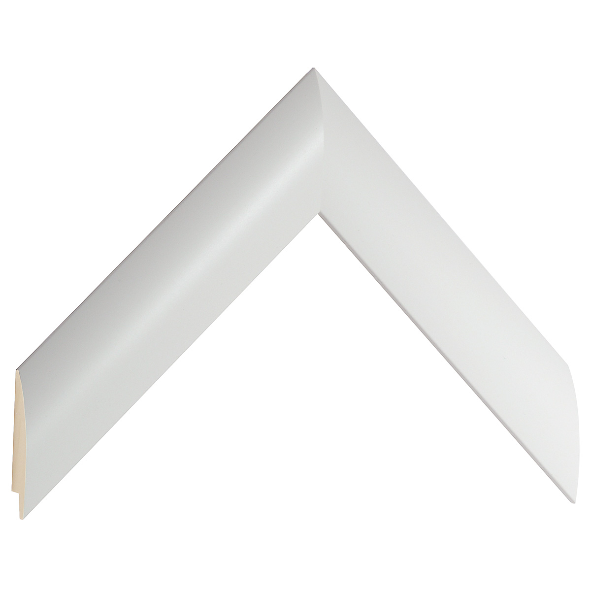 Moulding ayous jointed - width 35mm height 14 - White - Sample
