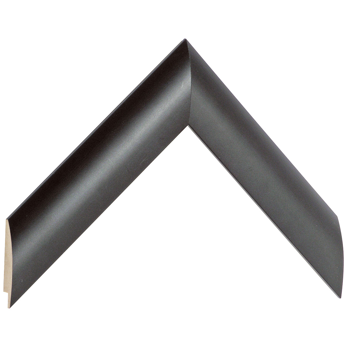 Moulding ayous jointed - width 35mm height 14 - Black - Sample