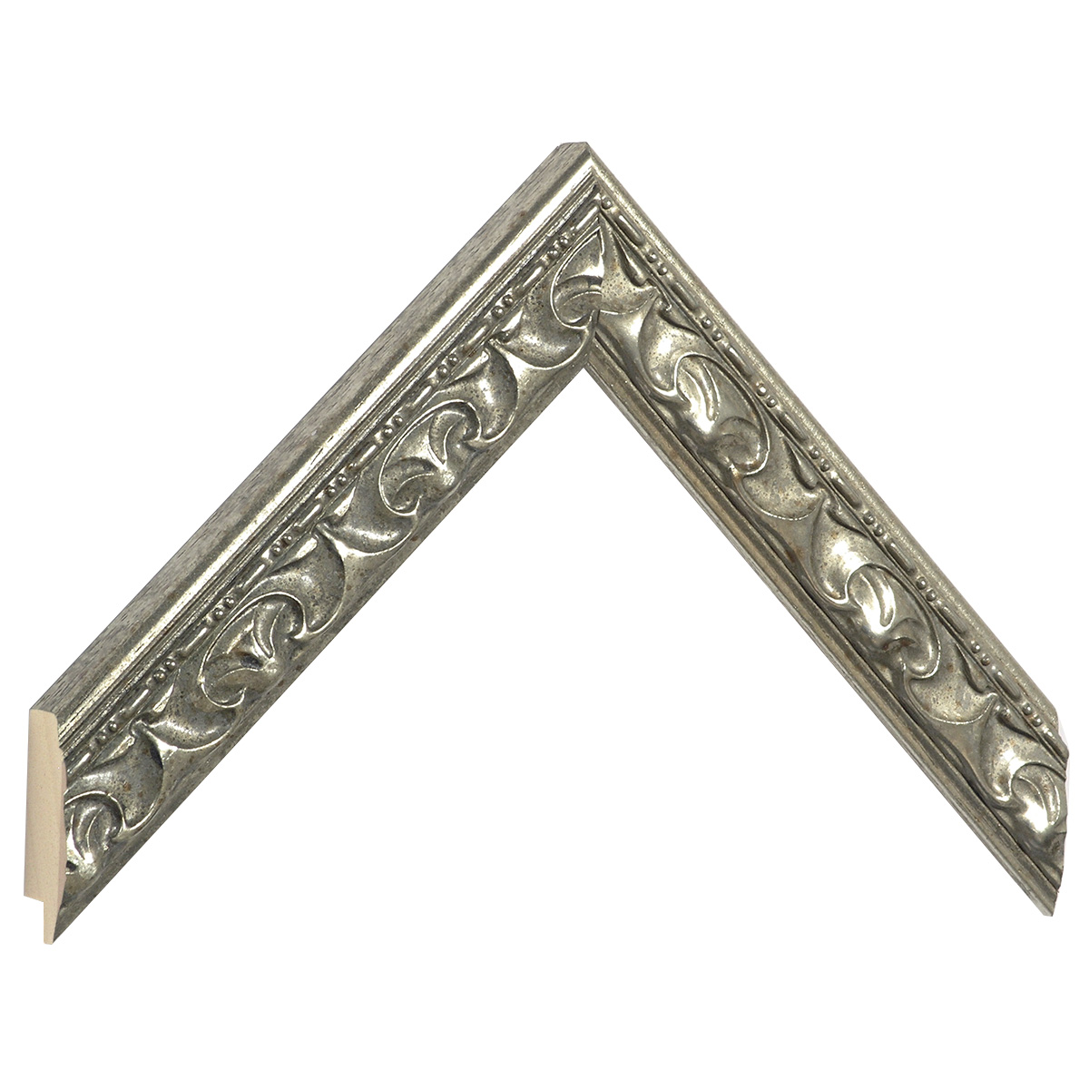 Moulding ayous silver with relief decorations - Sample