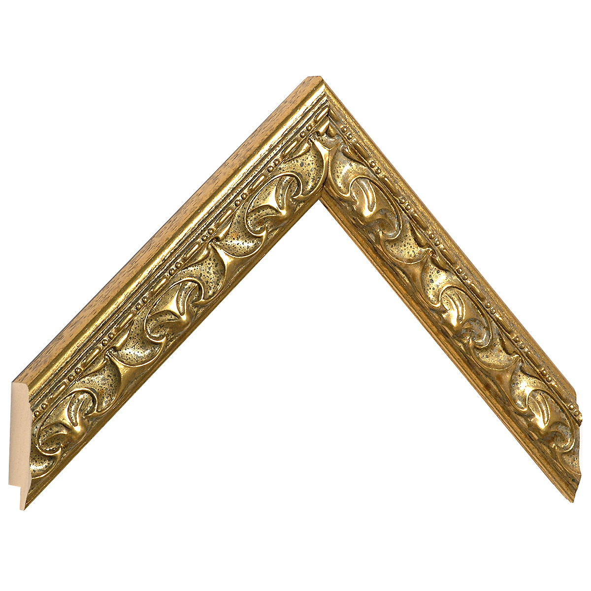 Moulding ayous gold with relief decorations - Sample