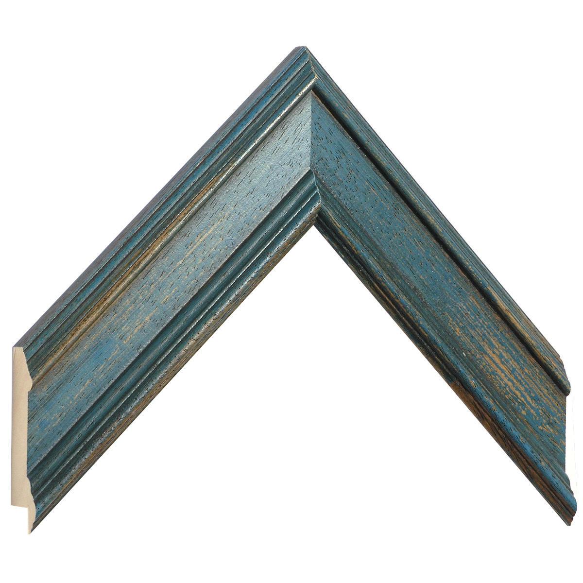 Moulding ayous, width 44mm, height 20 - Blue - Sample