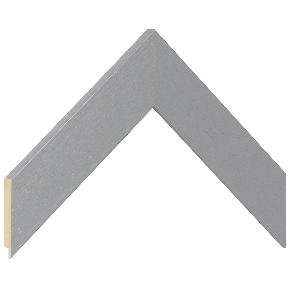 Moulding ayous, width 40mm height 16 - smoke gray, open grain - Sample