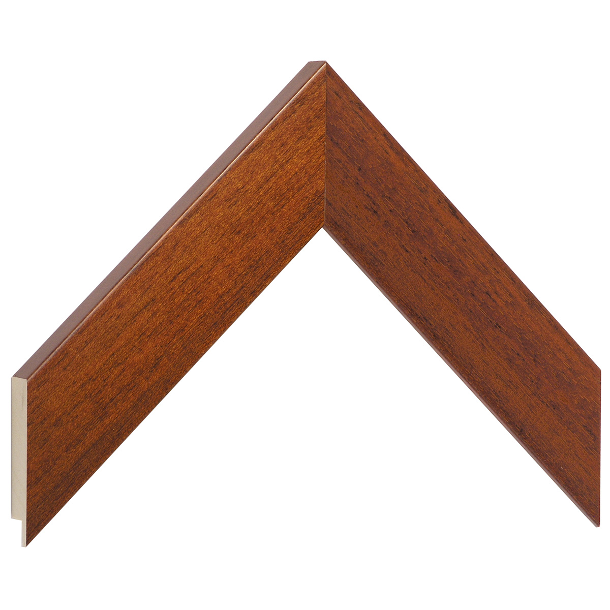 Moulding ayous, width 40mm height 16 - mahogany - Sample