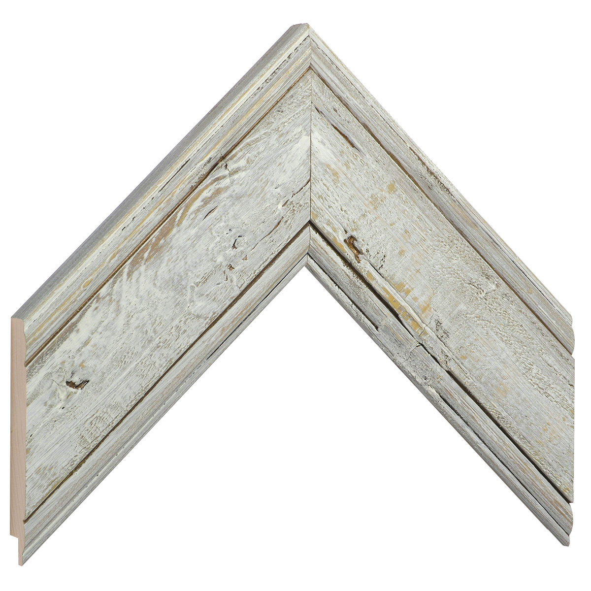 Moulding fir, 61mm, 20height, rustic finish - stone - Sample