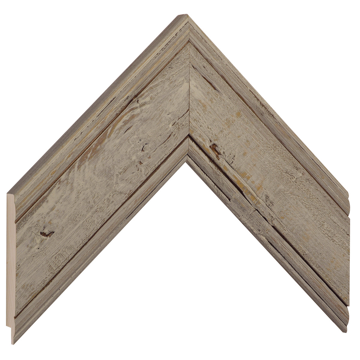 Moulding fir, 61mm, 20height, rustic finish - earth - Sample