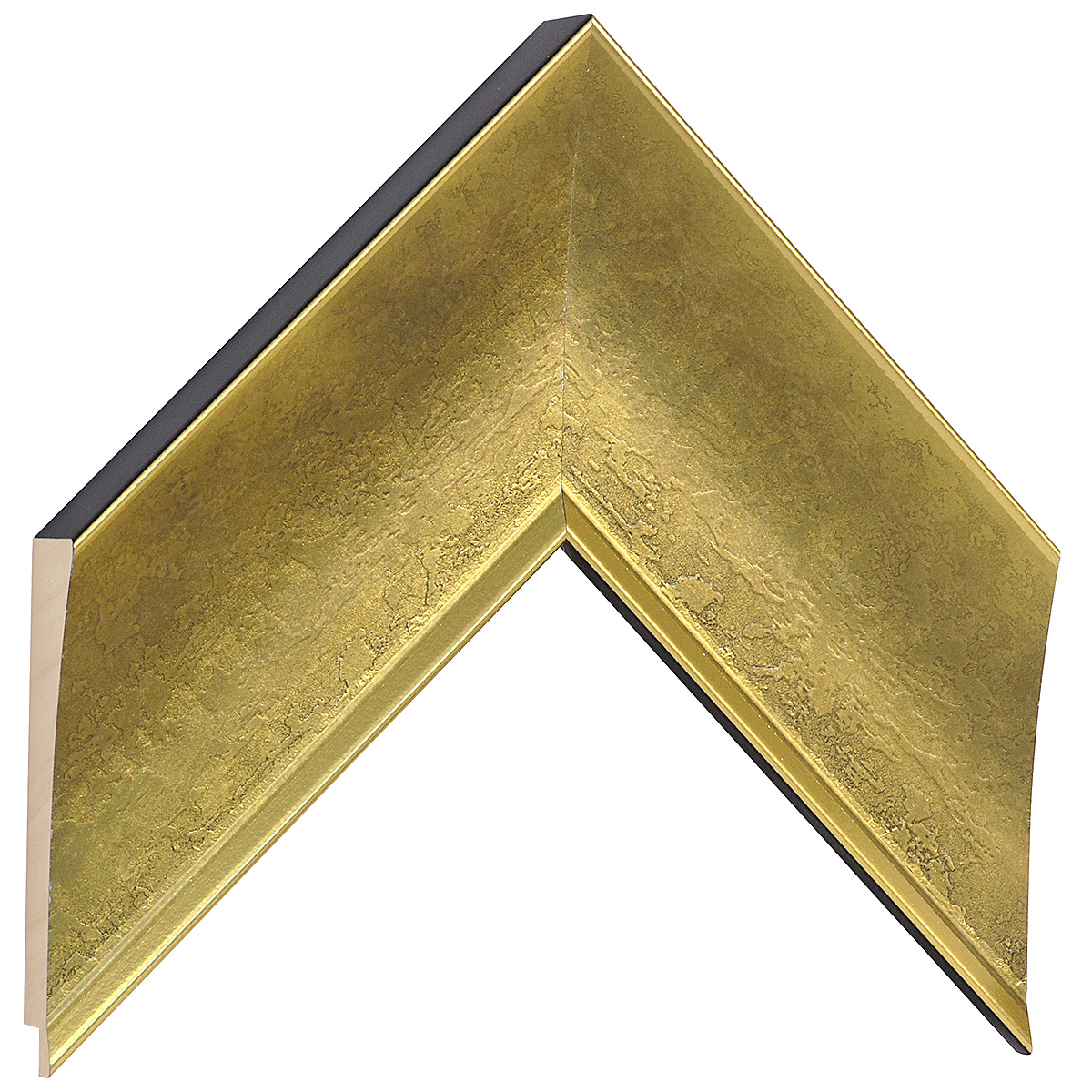 Moulding ayous width 75mm Height 20, gold, gold finish - Sample