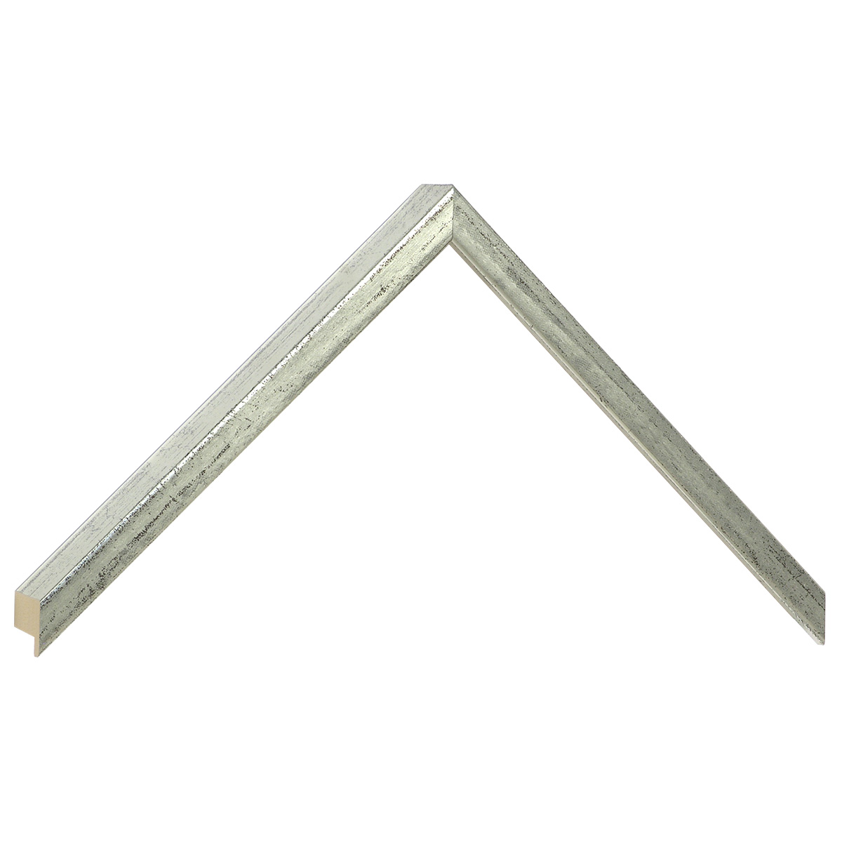 Moulding ayous, width 10mm, height 25 - Distressed Silver  - Sample