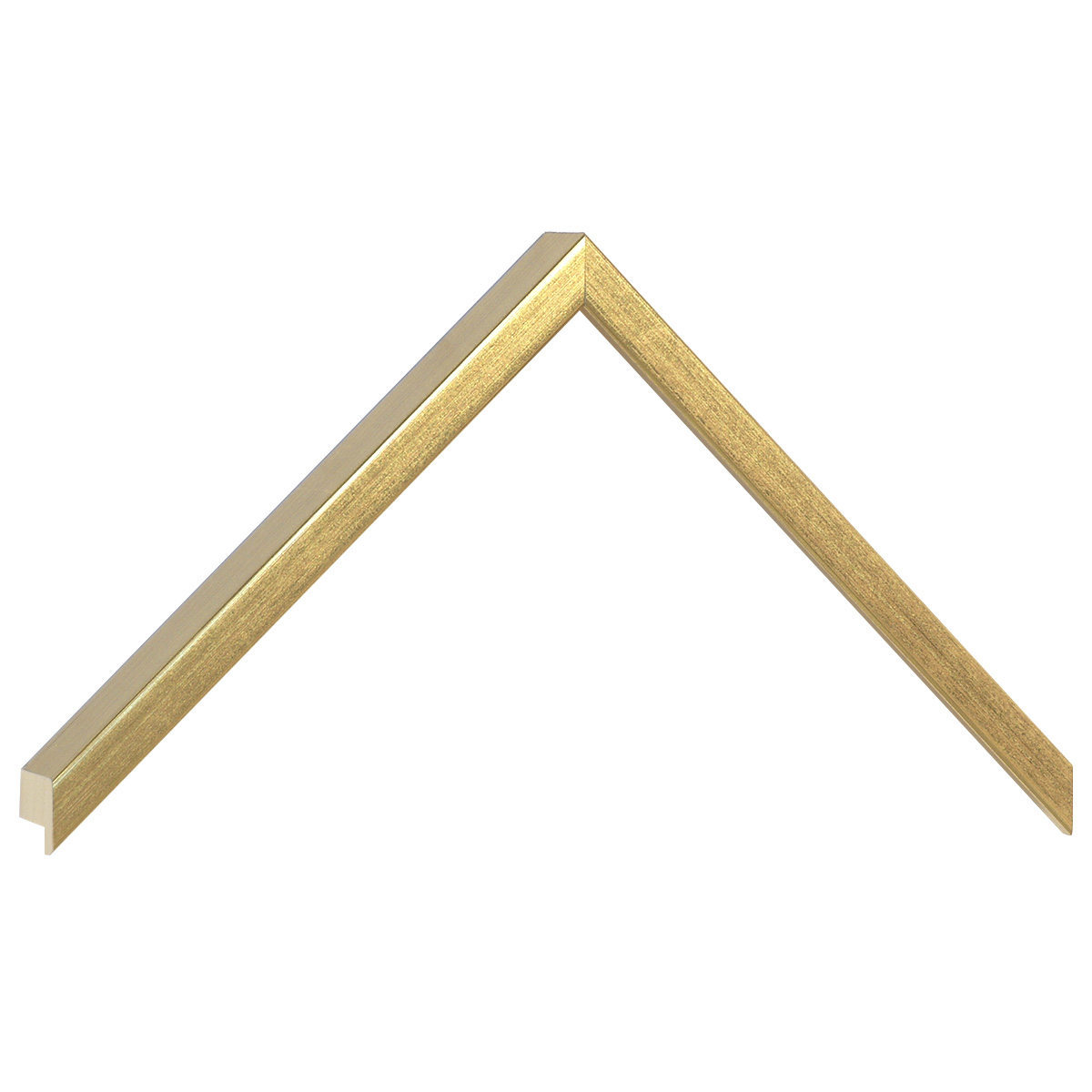 Moulding ayous, width 10mm, height 25mm - gold - Sample