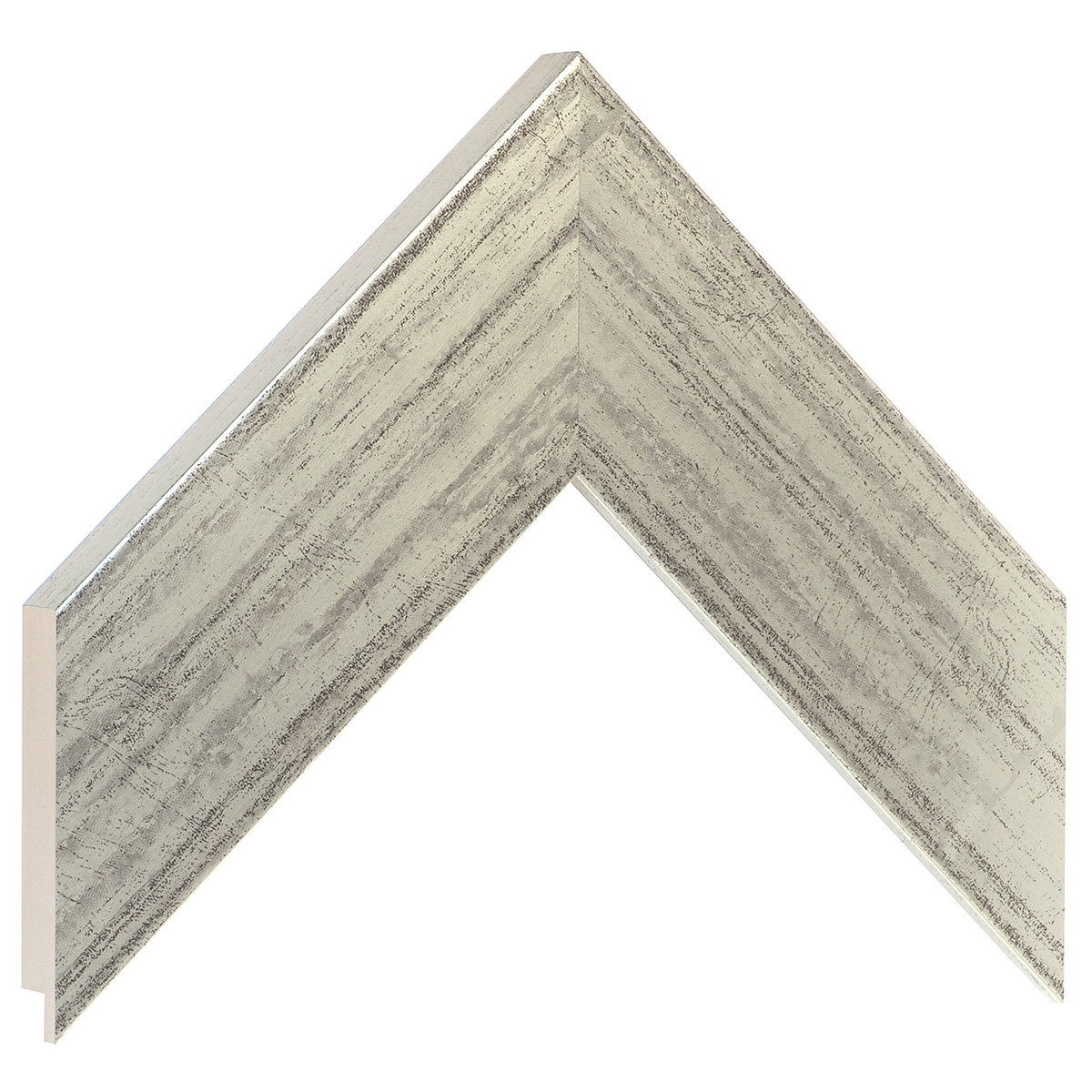 Moulding ayous, width 58mm height 20 - distressed silver  - Sample