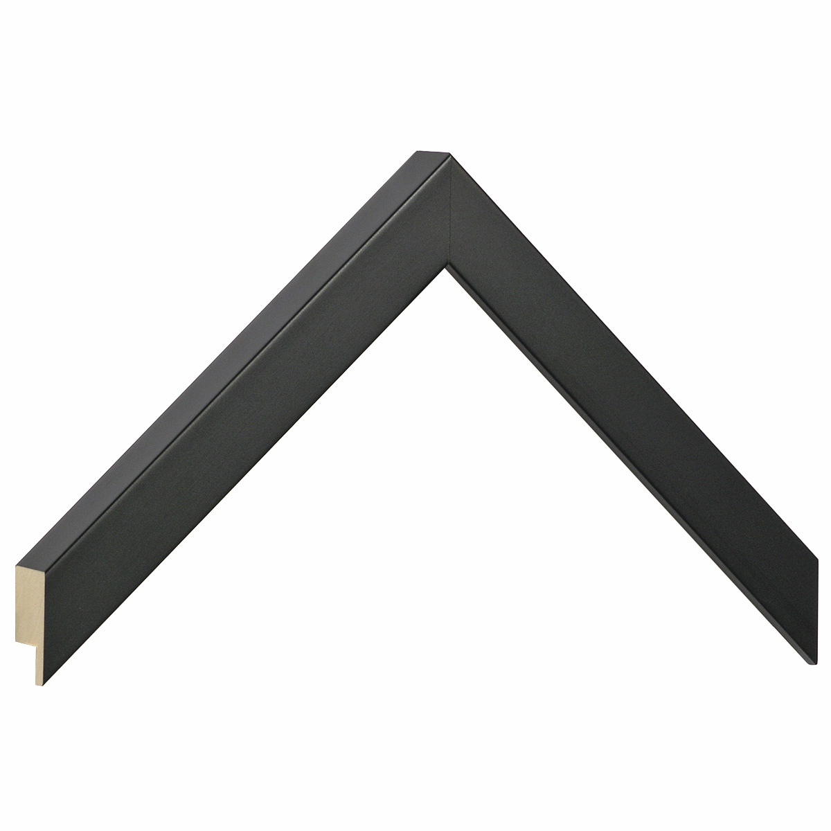 Moulding ayous, width 20mm height 25 - Black - Sample