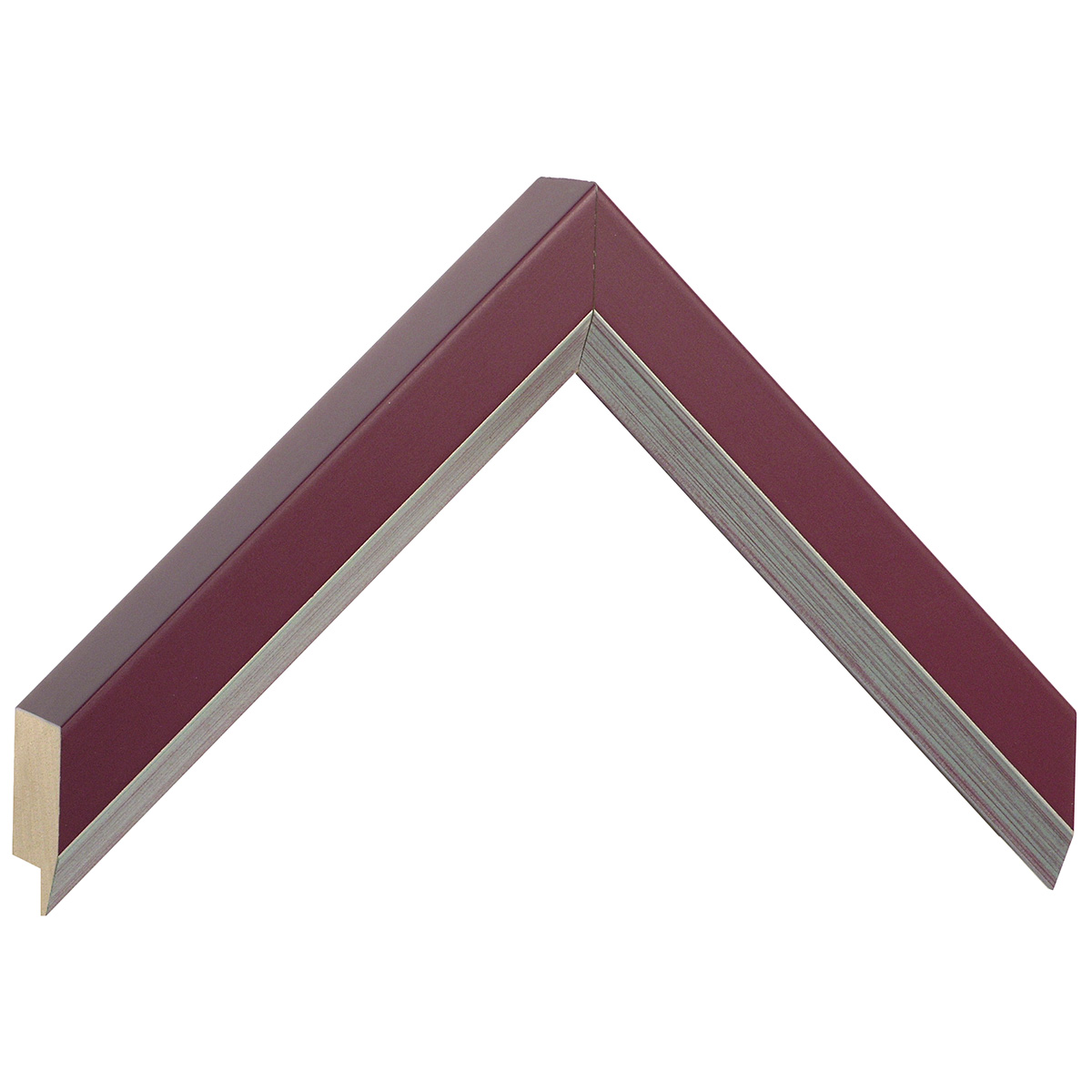 Moulding ayous, width 27mm height 35 - Raspberry - Sample