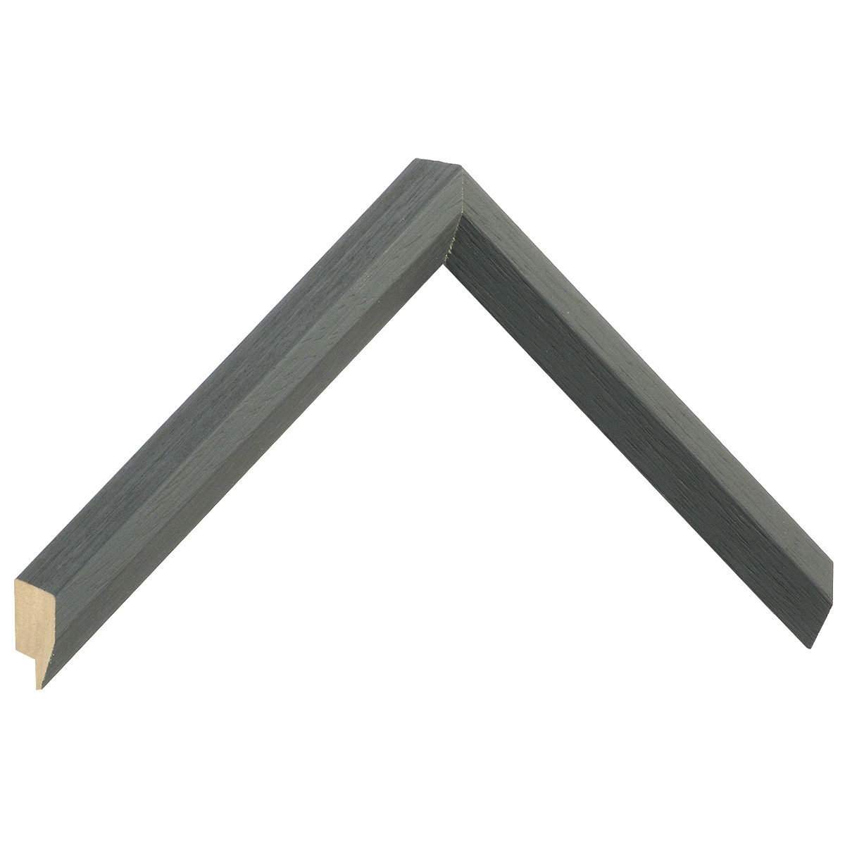 Moulding ayous, height 35mm, width 19mm, dark grey - Sample