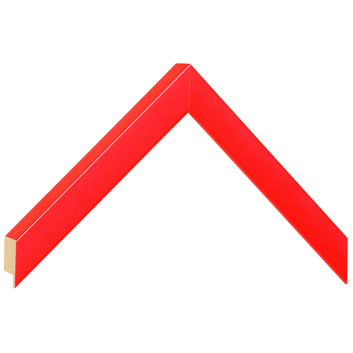 Moulding ayous, width 20mm, height 25 - Red - Sample