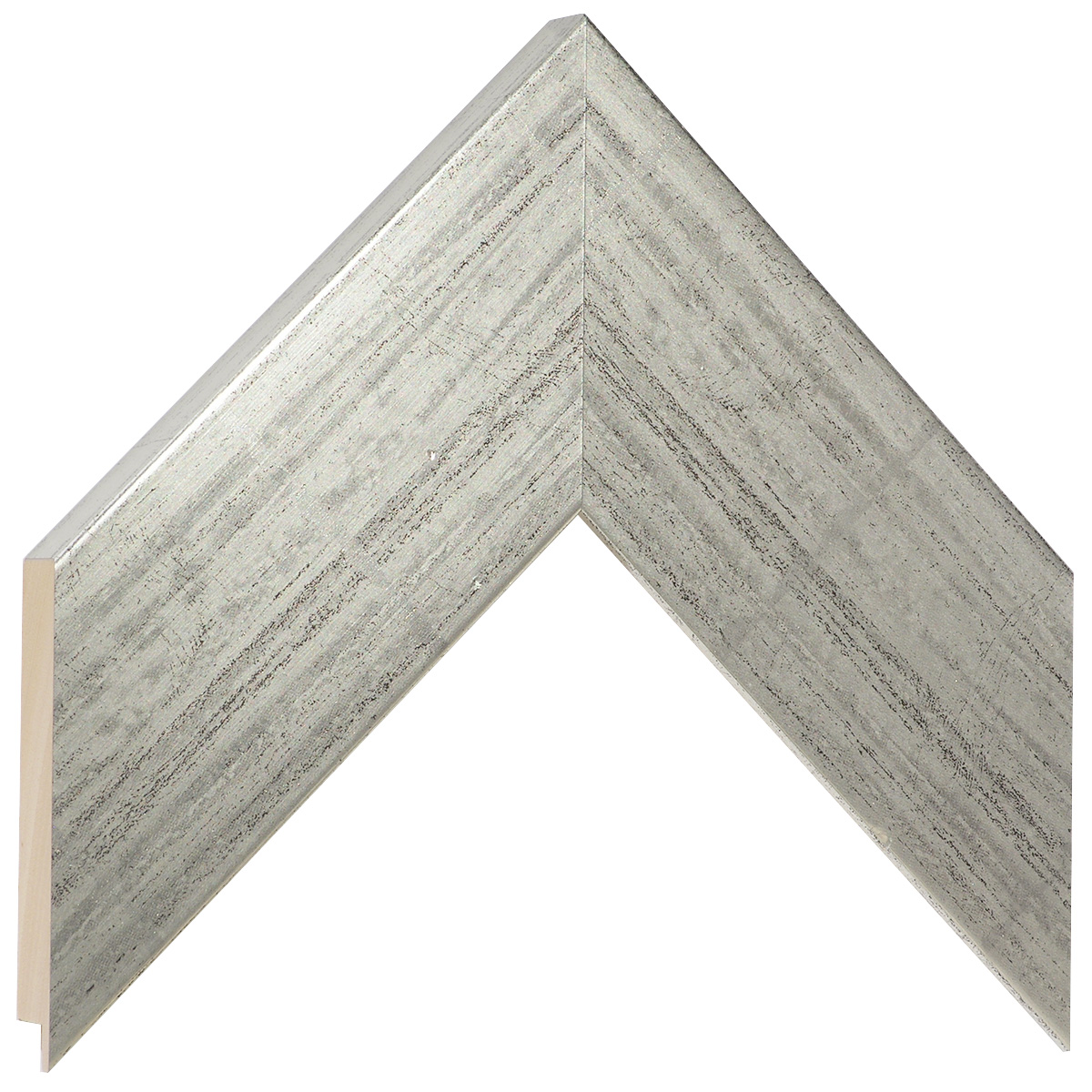 Moulding ayous, width 68mm height 20 - distressed silver - Sample