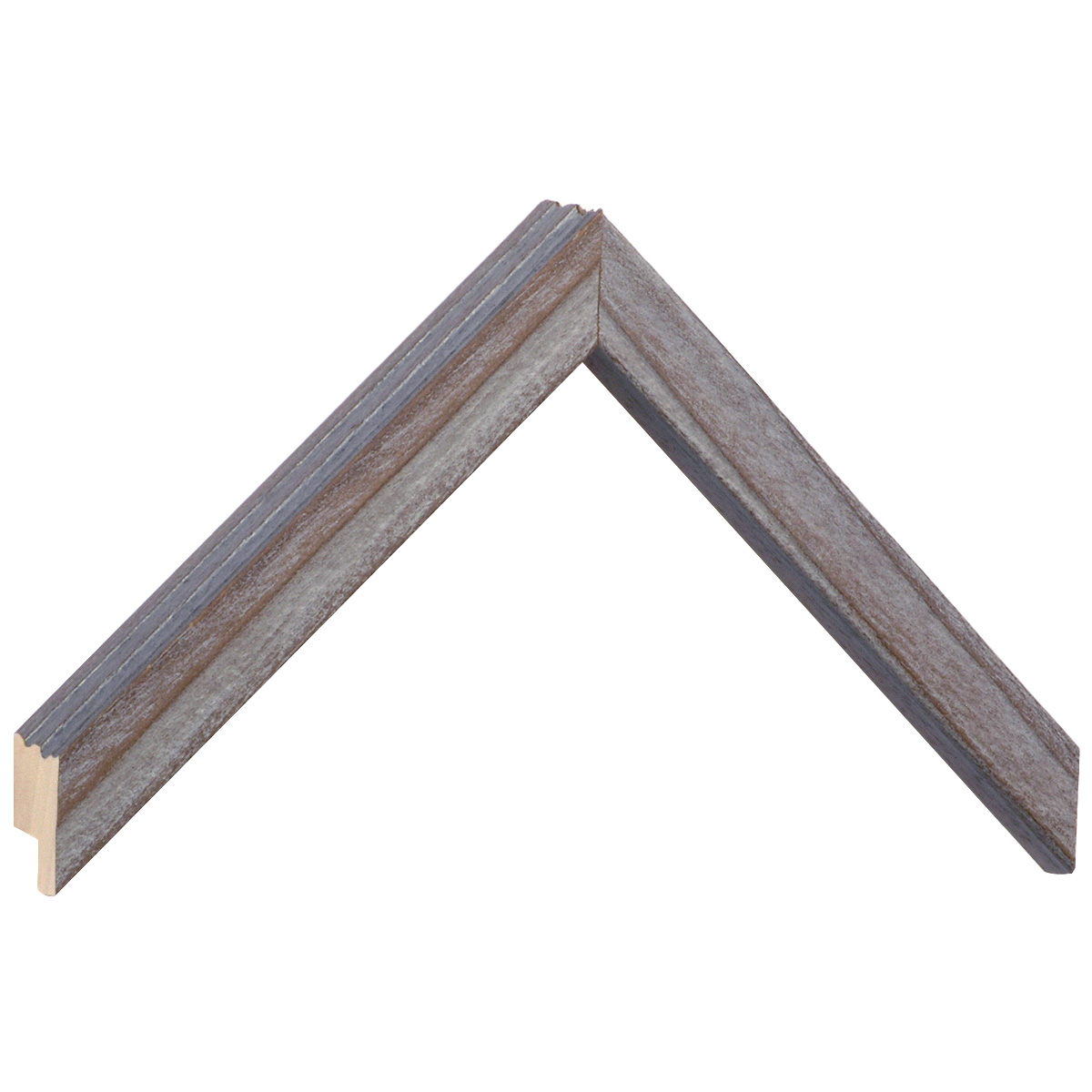 Moulding ayous, 20mm, 33height, rustic finish - plum - Sample