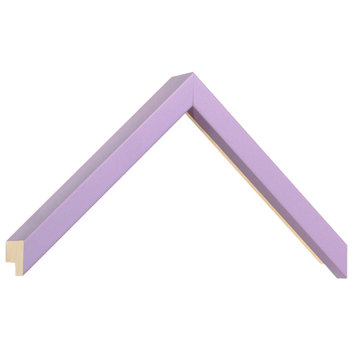 Moulding ayous - Widht 15 mm - Height 40 mm - Lilac - Sample