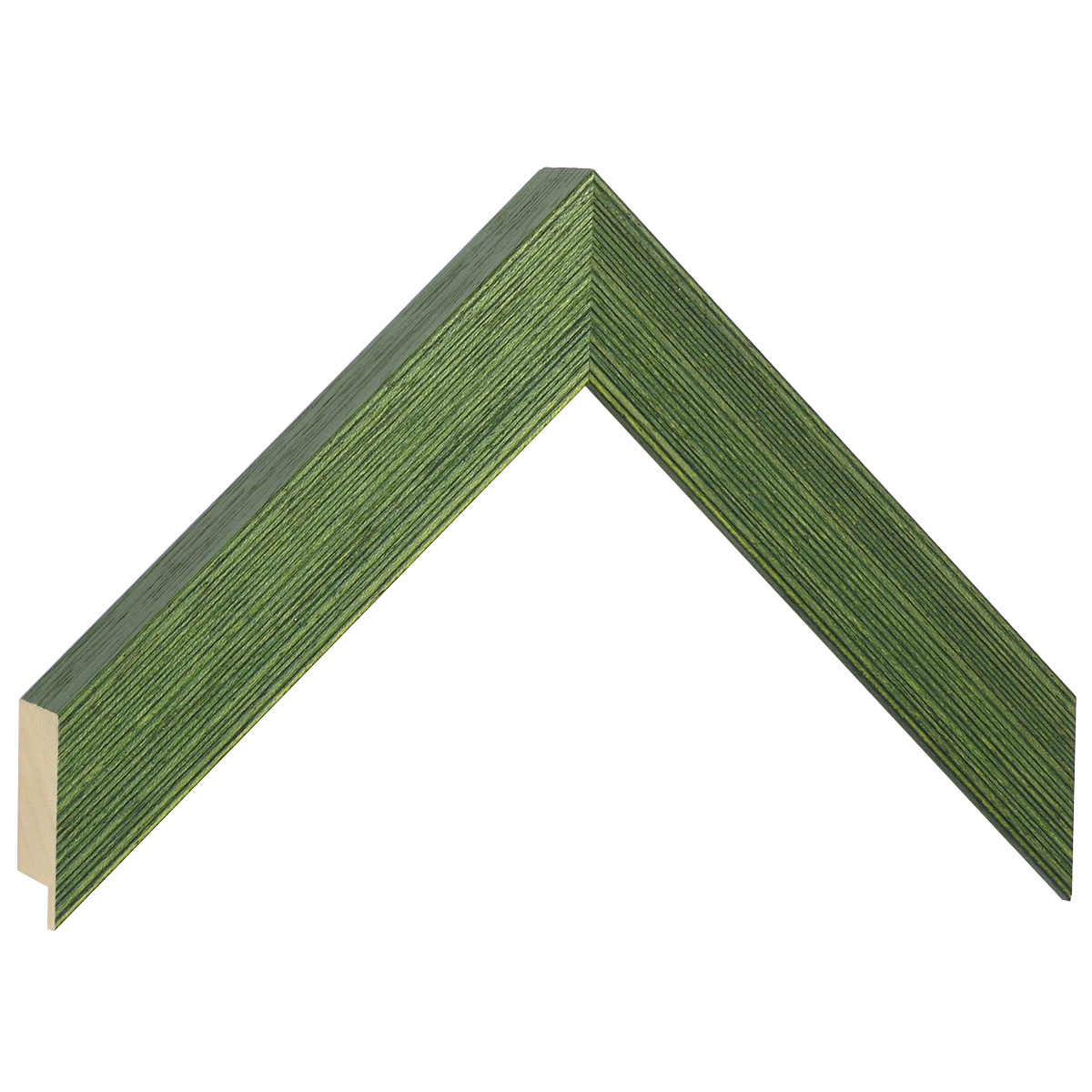 Moulding ayous, width 30mm height 32 - Green - Sample
