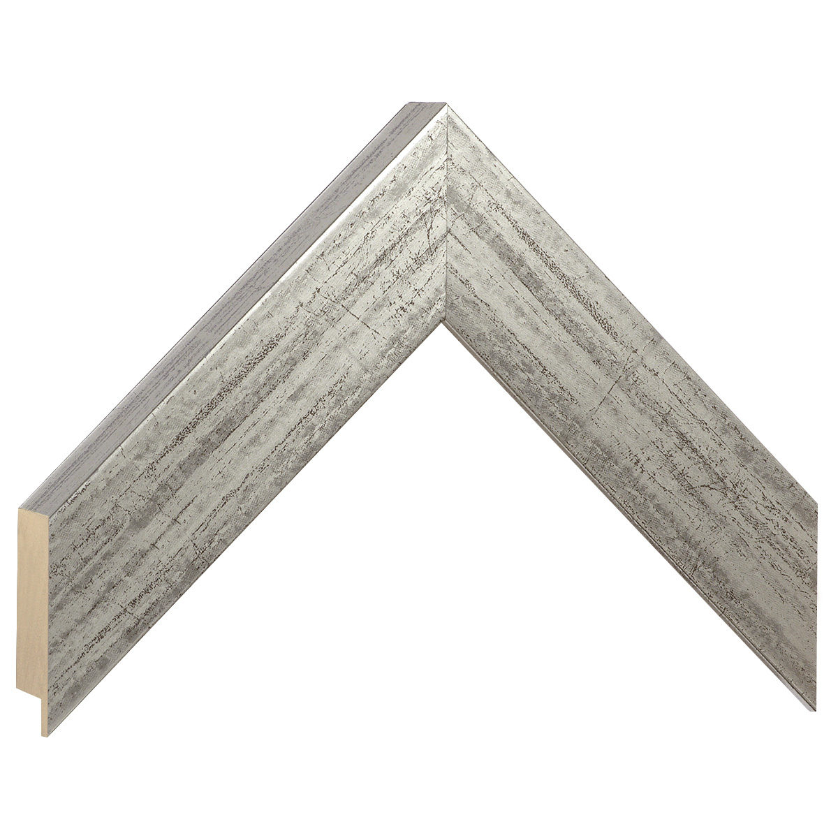 Moulding ayous, width 40mm, height 32 - Distressed Silver  - Sample