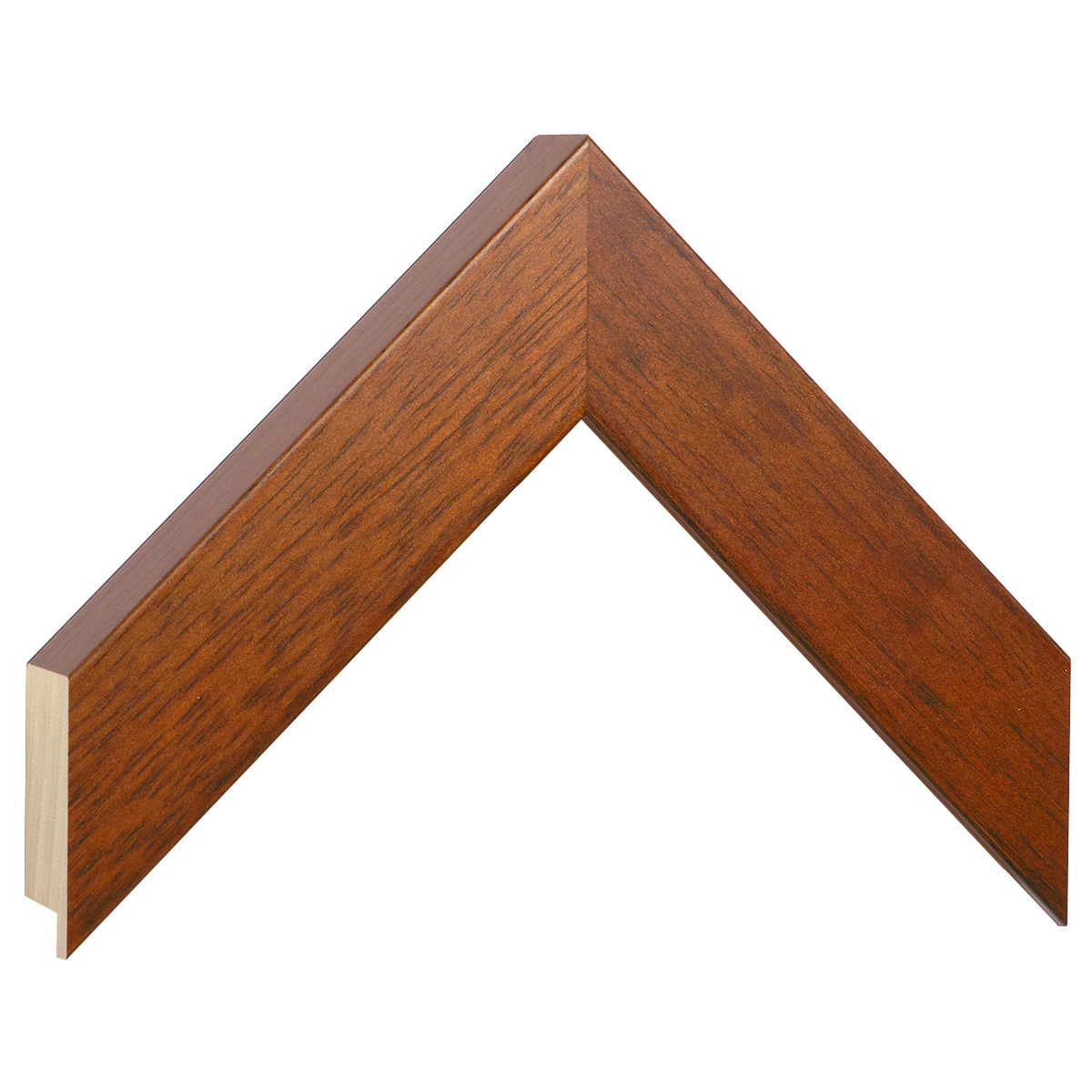 Moulding ayous, width 40mm height 32 - mahogany - Sample