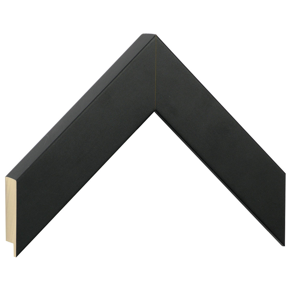 Corner sample of moulding 740NERO - Sample