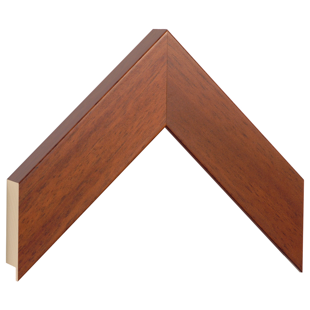 Moulding ayous, width 50mm height 32 - mahogany  - Sample