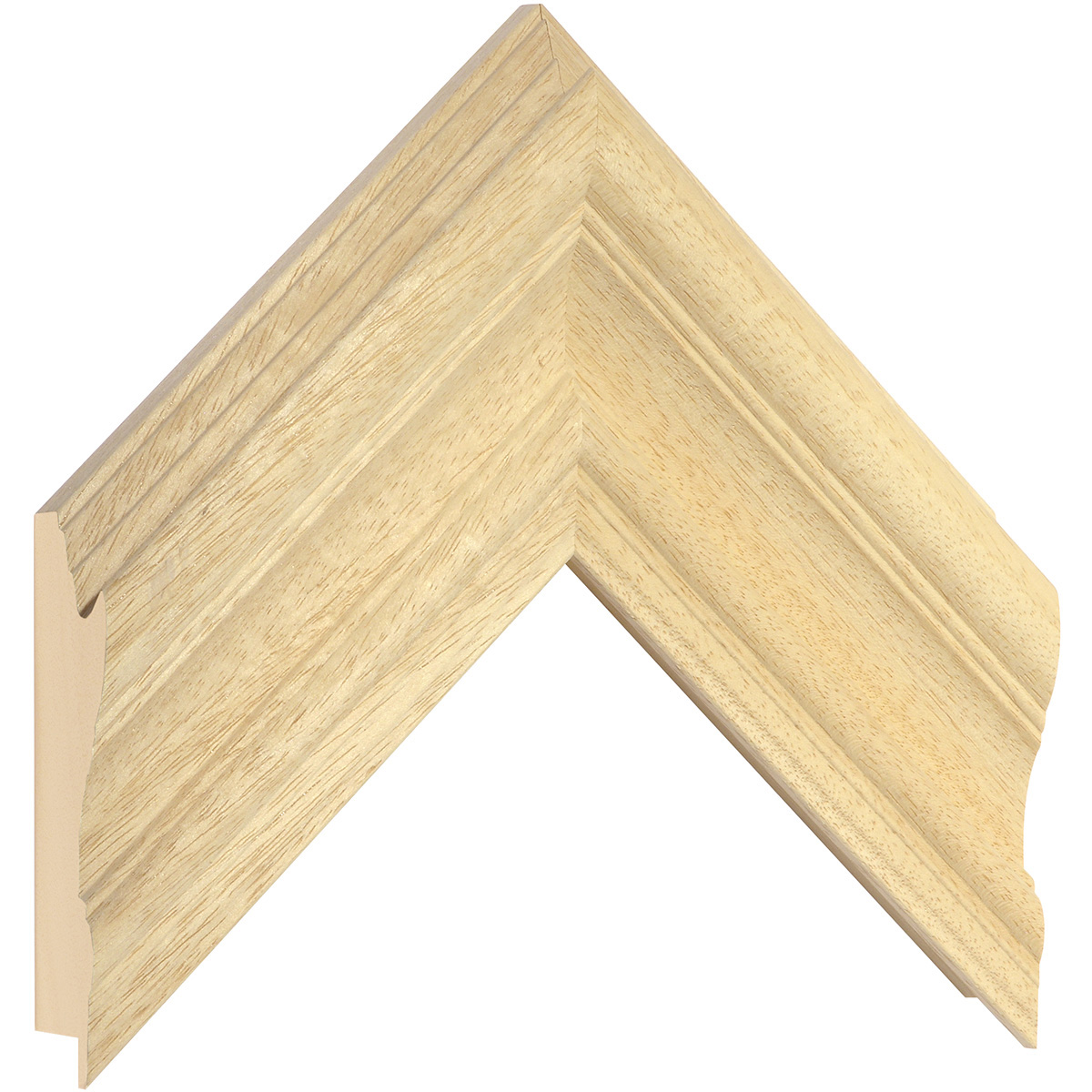 Moulding lime tree, width 80mm, height 45mm - bare timber - Sample