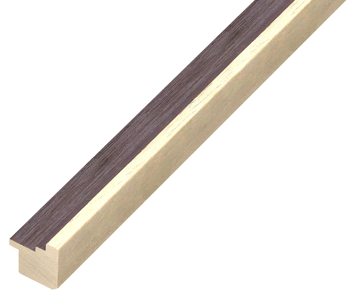 Moulding ayous, width 19mm, height 22 - Plum colour