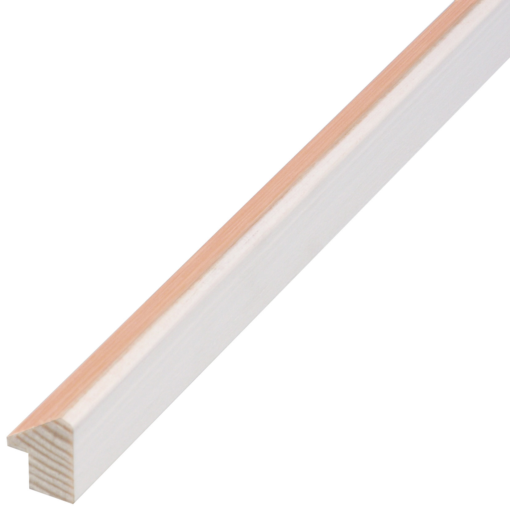 Moulding fir, width 15mm height 20mm, peach colour