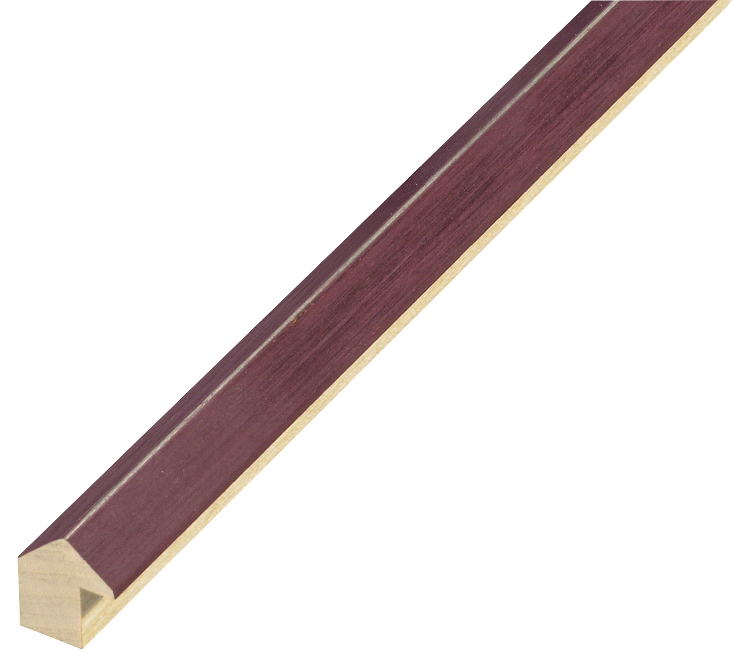 Moulding ayous - height 21mm - widht 18mm - plum