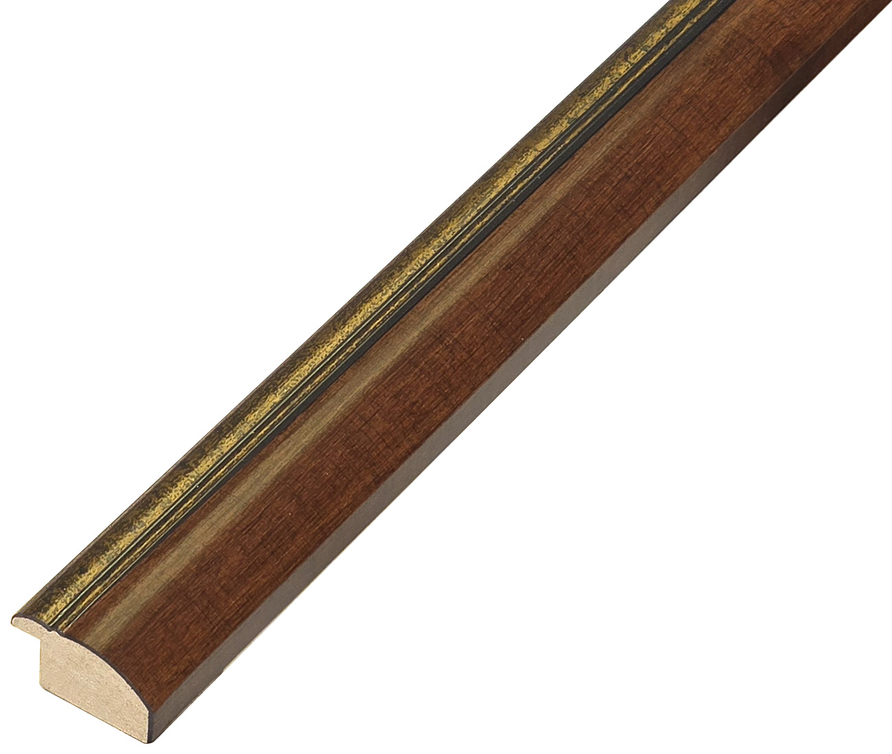 Moulding ayous, width 26mm, height 14 - Walnut