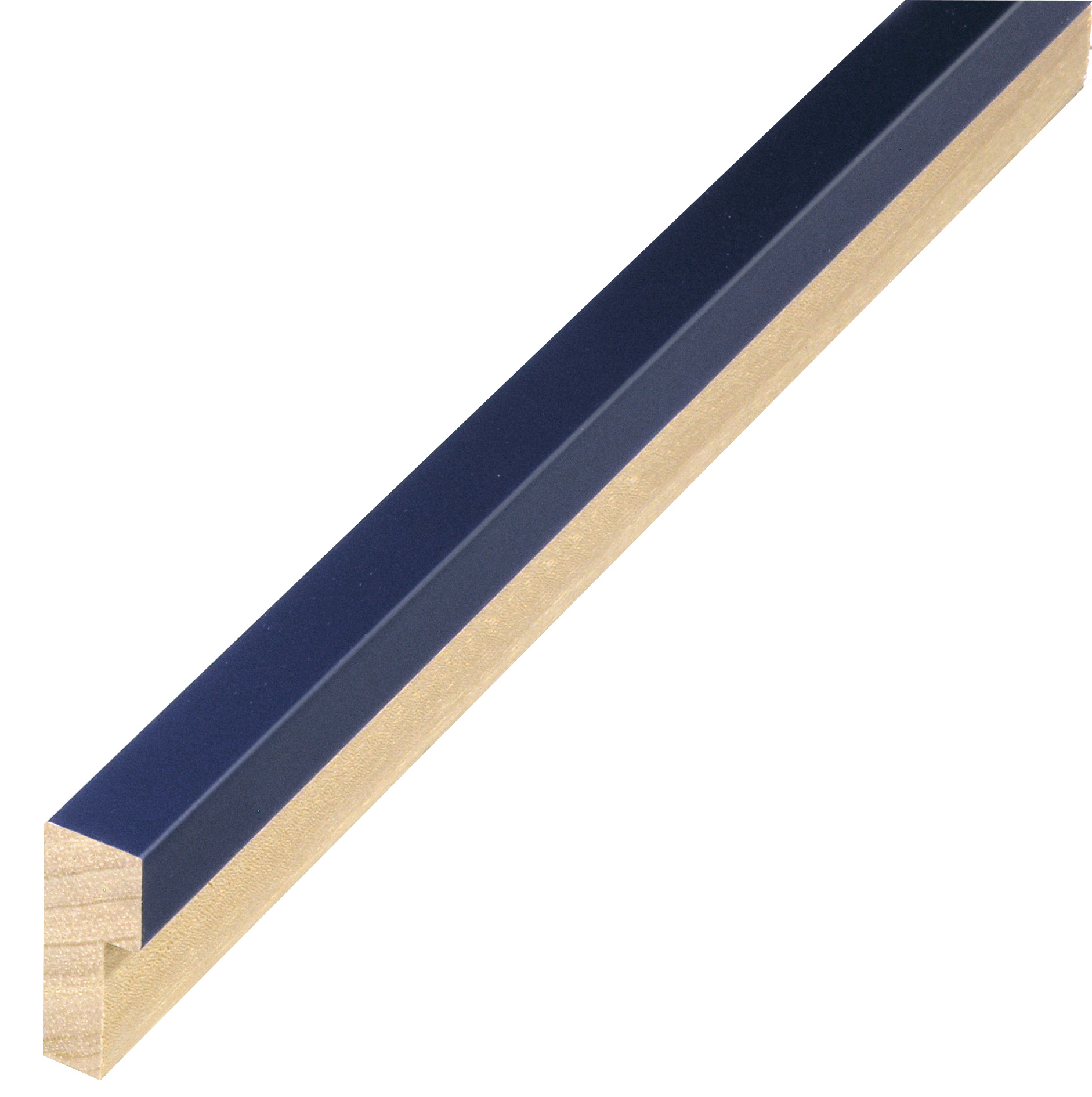 Moulding ayous - Widht 15 mm - Height 40 mm - Blue