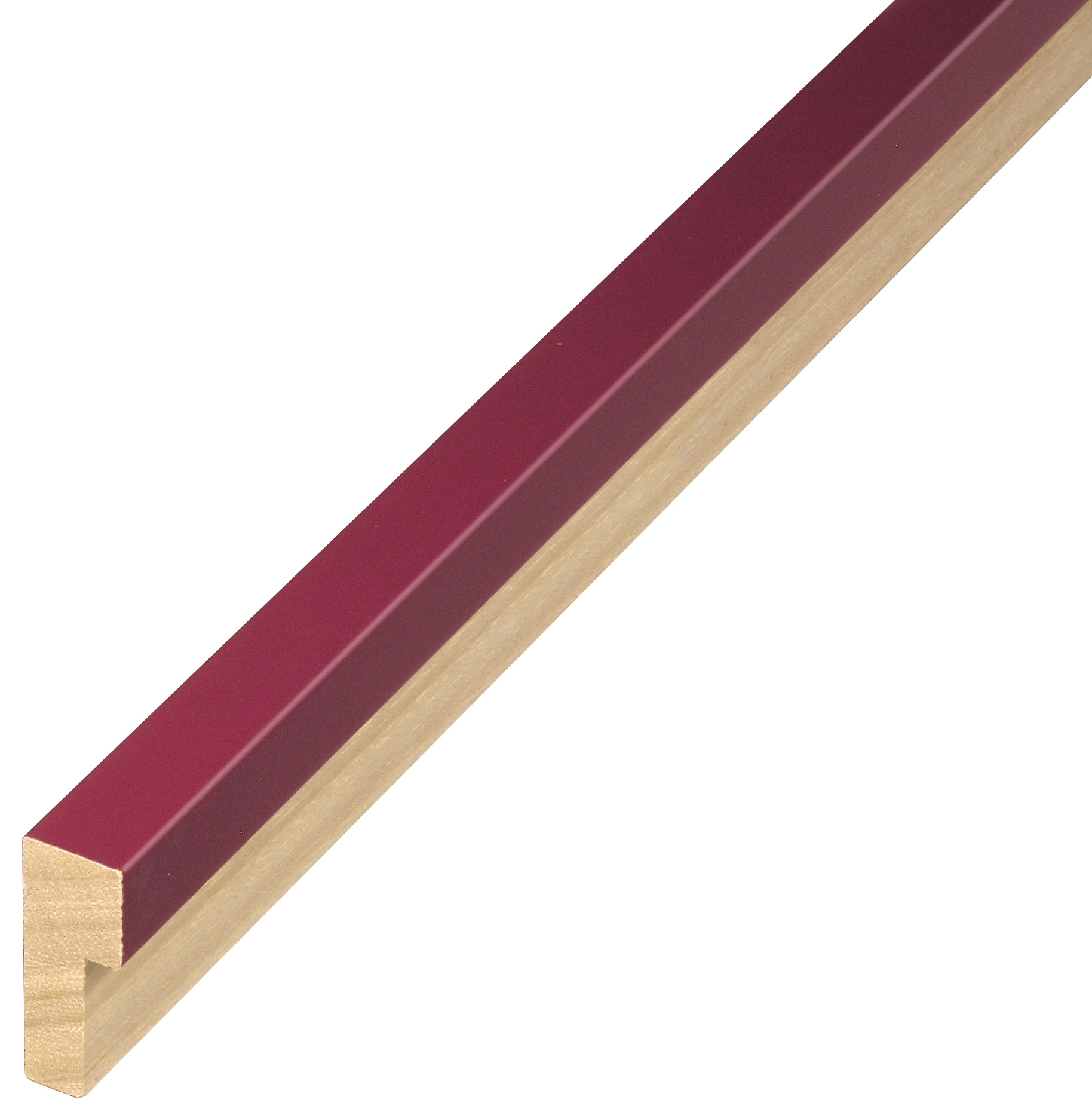 Moulding ayous - Widht 15 mm - Height 40 mm - Violet
