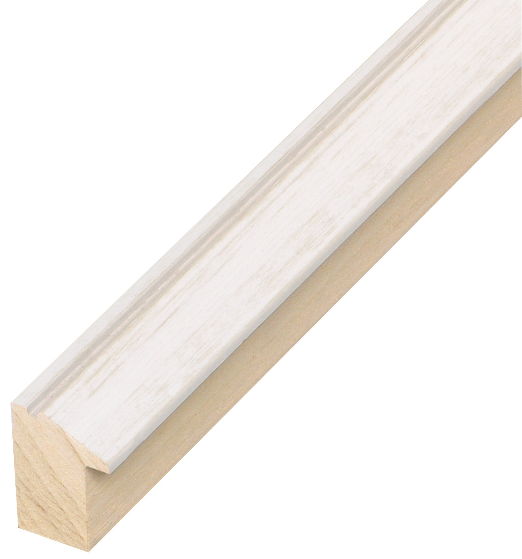 Moulding ayous, height 40mm width 28 - Cream