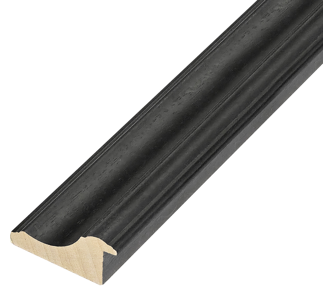 Moulding ayous, width 67mm, height 32 - Black