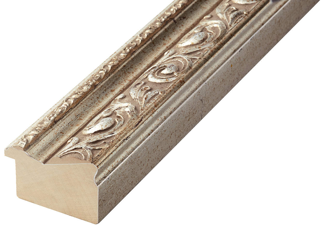 Moulding ayous, width 64mm, height 44 - silver